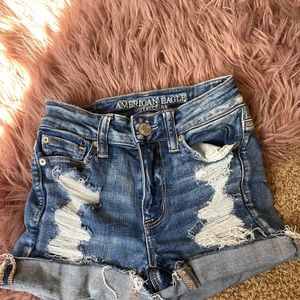 american eagle denim shorts.